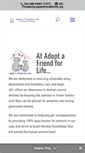 Mobile Screenshot of adoptafriendforlife.org